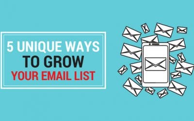 5 Unique Ways to Grow Your Email List