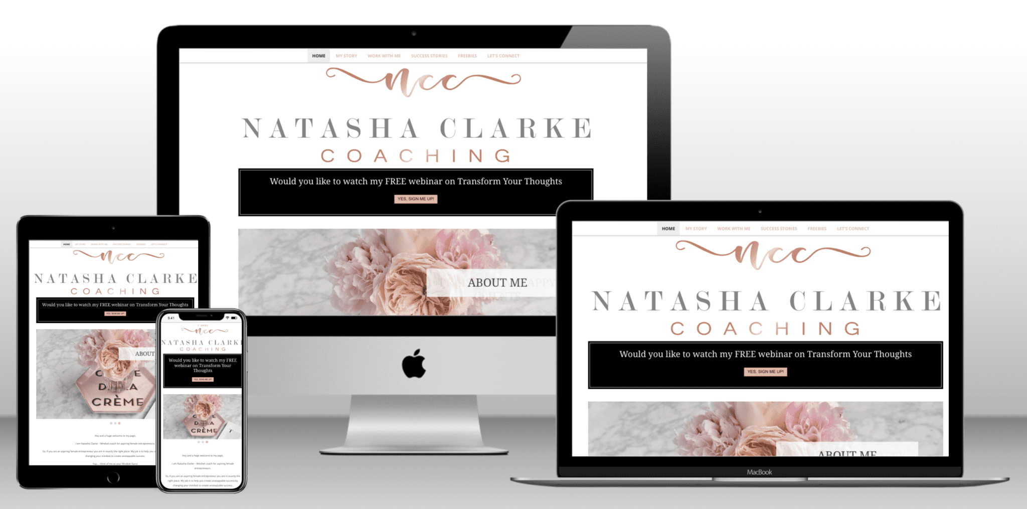 Nastasha Clarke Coaching Website