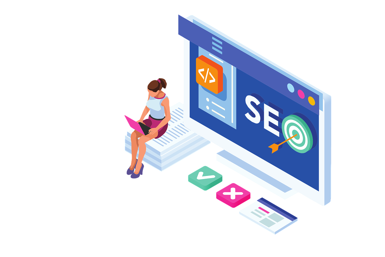 How to blog for SEO purposes How to blog for SEO purposes woman and SEO sign