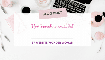 How to create an email list