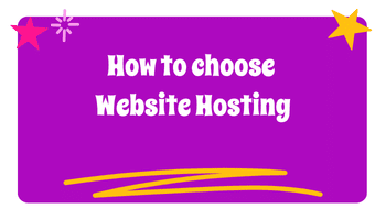 How to choose website hosting